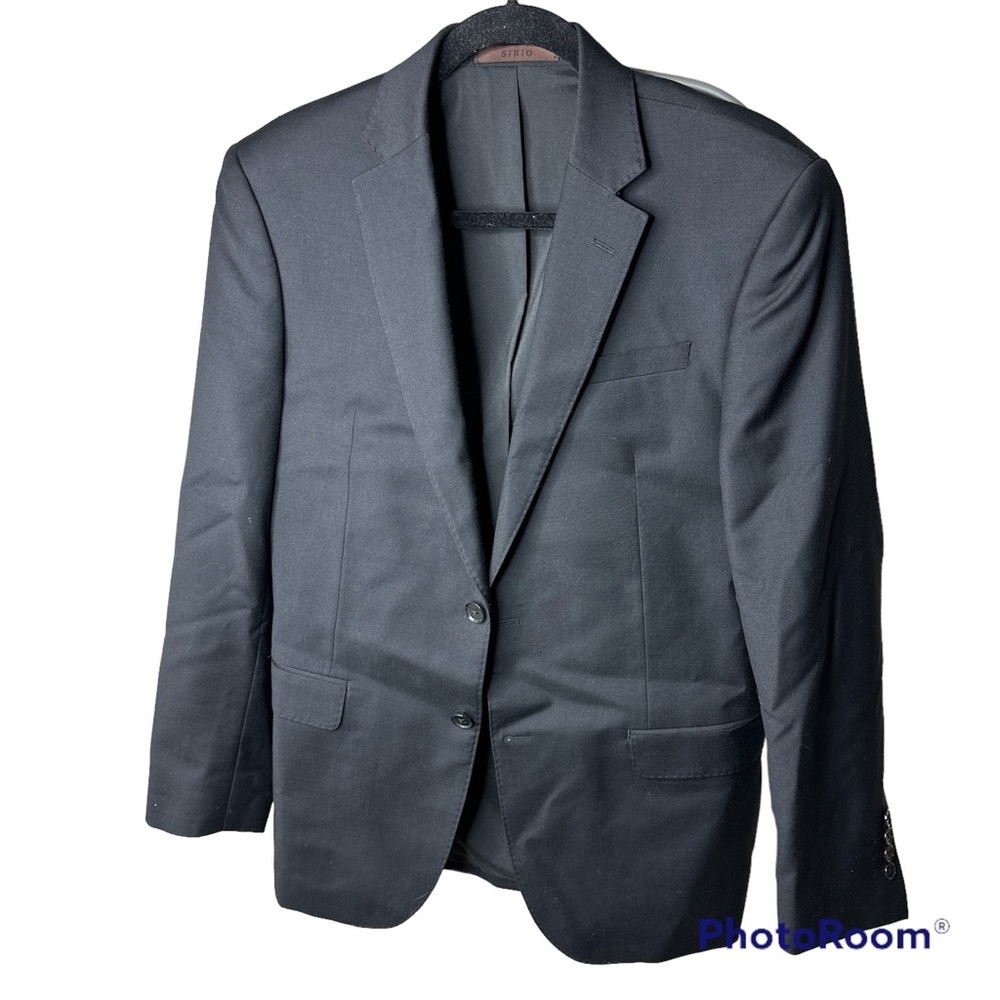 SINIO FOR MEN BLACK BLAZER